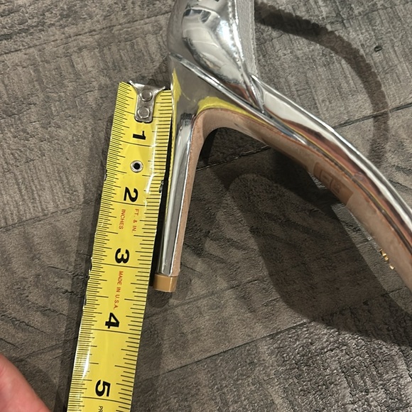 Stuart Weitzman Nudistcurve Glam Metallic Crystal Ankle-Strap Sandals - Picture 10 of 12